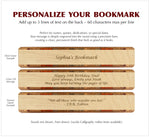 Crime & Mystery Bookmark – Handcrafted Wood Detective Theme Icons – Perfect Gift for Thriller and Whodunit Fans