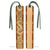 Mountain Biker Wood Bookmark – Laser Engraved Trail Design – Handmade in USA – Forest Adventure Gift for Cyclists