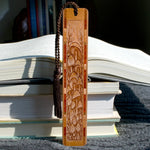 Mushrooms Engraved Wood Bookmark - Made in the USA