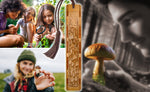 Mushrooms Engraved Wood Bookmark - Made in the USA