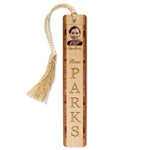 Rosa Parks Engraved Wooden Bookmark with Tassel