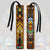 Stained Glass (Double-Sided) Handcrafted Wooden Bookmark with Tassel by Mitercraft - Made in USA