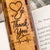 Healthcare Thank You Wooden Bookmark | Appreciation Gift for Nurses, Doctors & Caregivers | Handmade in the USA