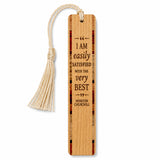 Winston Churchill Quote Engraved Wooden Bookmark  - Reader Gift - Handmade in the USA