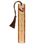 Author Winston Churchill Handmade Wooden Bookmark - Made in the USA