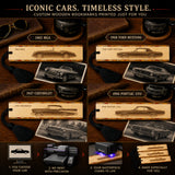 Custom Classic Car Bookmark – Any Car, Any Year – Personalized Wooden Bookmark – Made in USA – Gift for Car Lover