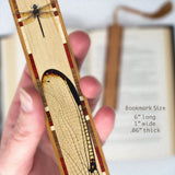 Dragonfly Handmade Wooden Bookmark - Made in the USA