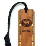 Labrador Retriever Handmade Engraved Dog Wooden Bookmark - Made in the USA