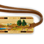 Fly Fisherman Fishing Handmade Wooden Bookmark - Made in the USA