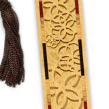 Engraved Handmade Wooden Bookmark (Rings) - Made in the USA