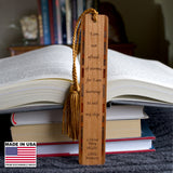 Louisa May Alcott  Inspiring Little Women Quote  Handmade Engraved Wooden Bookmark- Made in the USA