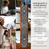 Handmade Wooden Bookmark Argyle (Black) - Made in the USA