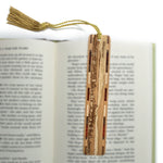 Albuquerque New Mexico Downtown Cityscape Engraved Wooden Bookmark - Made in the USA