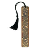 Handmade Wooden Bookmark Argyle (Black) - Made in the USA