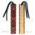 Handmade Wooden Bookmark Argyle (Red)- Made in the USA