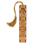 Author Jane Austen Engraved Handmade Wooden Bookmark - Made in the USA