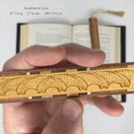 Engraved Handmade Wooden Bookmark (Slinky) - Made in the USA