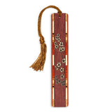 Japanese Sakura Cherry Blossoms Engraved on Handmade Wooden Bookmark - Made in the USA