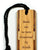 Books vs. Kindle Quote Engraved Wooden Bookmark on Cherry with Black Tassel