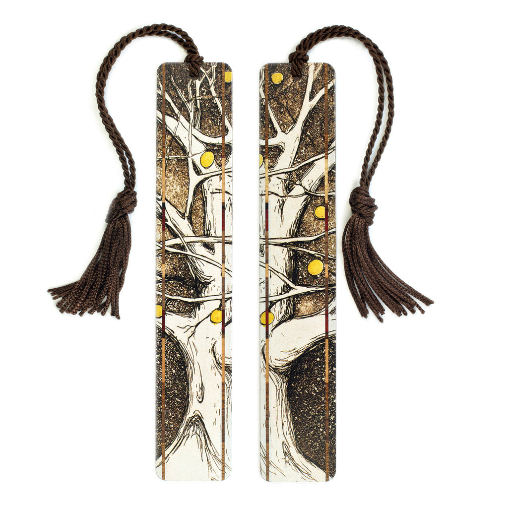 Tree Pair by Christi Sobel Handmade Wooden Bookmarks (two bookmarks)