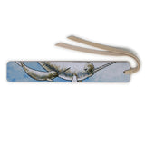 Narwhal Whales by Christi Sobel Handmade Wooden Bookmark - Made in the USA
