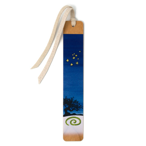 The Sisters Night Sky by Christi Sobel Handmade Wooden Bookmark - Made in the USA