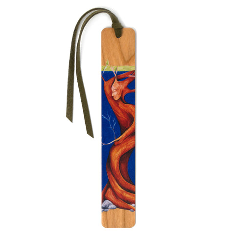 Tree Person by Christi Sobel Handmade Wooden Bookmark - Made in the USA