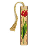 Tulip Flower by Christi Sobel Handmade Wooden Bookmark - Made in the USA