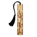 Cherry Blossom Japanese Sakura Handmade Wooden Bookmark  - Made in the USA