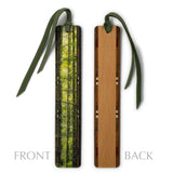 Olympic Evergreen Rainforest - Color Photograph by Mike DeCesare - Wooden Bookmark with Tassel