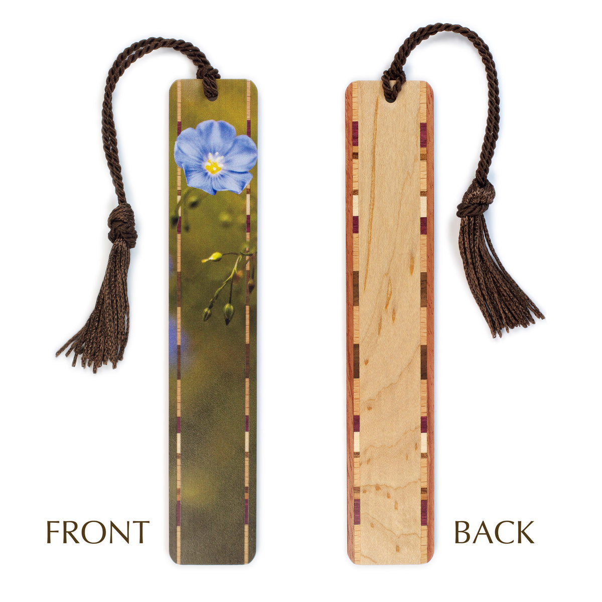Wildflower Handmade Wooden Bookmark- Made in the USA