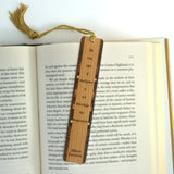 Albert Einstein Intelligence Quote Handmade Engraved Wooden Bookmark - Made in the USA