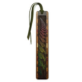 Sword Fern Engraved with added Color Handmade Wooden Bookmark - Made in the USA