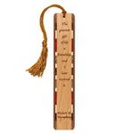 Hubert H. Humphrey - Friendship Quote Engraved Wooden Bookmark with Tassel