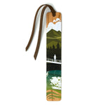 River Mountains by Julia Hill  Handmade Wooden Bookmark- Made in the USA