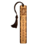 Author John Steinbeck Handmade Engraved Wooden Bookmark - Made in the USA