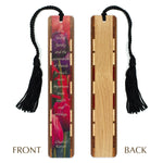 Love of Family and Friends Quote -  Maple Wooden Bookmark with Tassel