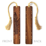 Feather Handmade Engraved Wooden Bookmark - Made in the USA