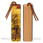 Yellow Tree Photograph by Mike DeCesare on Handmade Wooden Bookmark - Made in the USA