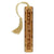 Maple Leaves Engraved Wooden Bookmark with Tassel