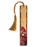 Rooster by Mary Beth Ihnken Handmade Wooden Bookmark - Made in the USA