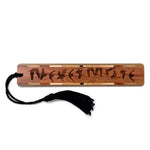 Nevermore Edgar Allan Poe's The Raven Handmade Engraved Wooden Bookmark - Made in the USA