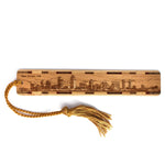 San Diego California Downtown Skyline Handmade Engraved Wooden Bookmark - Made in the USA