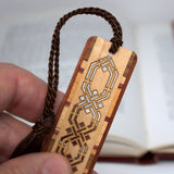 Celtic Knot (Cut-Out) Handmade Engraved Wooden Bookmark - Made in the USA