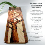 Winter Willow Tree Handmade Wooden Bookmark - Made in the USA