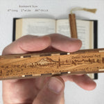 Denali National Park Alaska Handmade Engraved Wooden Bookmark - Made in the USA
