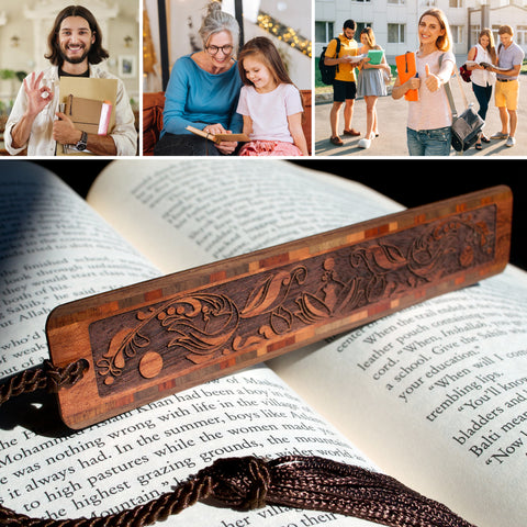 Handmade Wood Bookmark, Personalized Bookmark,wooden Bookmark