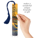 Mount Fuji Japanese Art by Hokusai Handmade Wooden Bookmark - Made in the USA