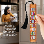 A Room Without Books Quote Handmade Wooden Bookmark - Made in the USA