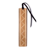 Handmade Solid Wooden Bookmark Design 12 - Made in the USA